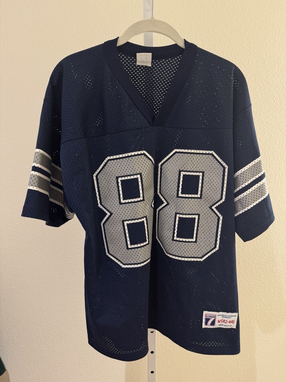 Michael Irvin Dallas Cowboys NFL Football Logo 7 Jersey M 42-44